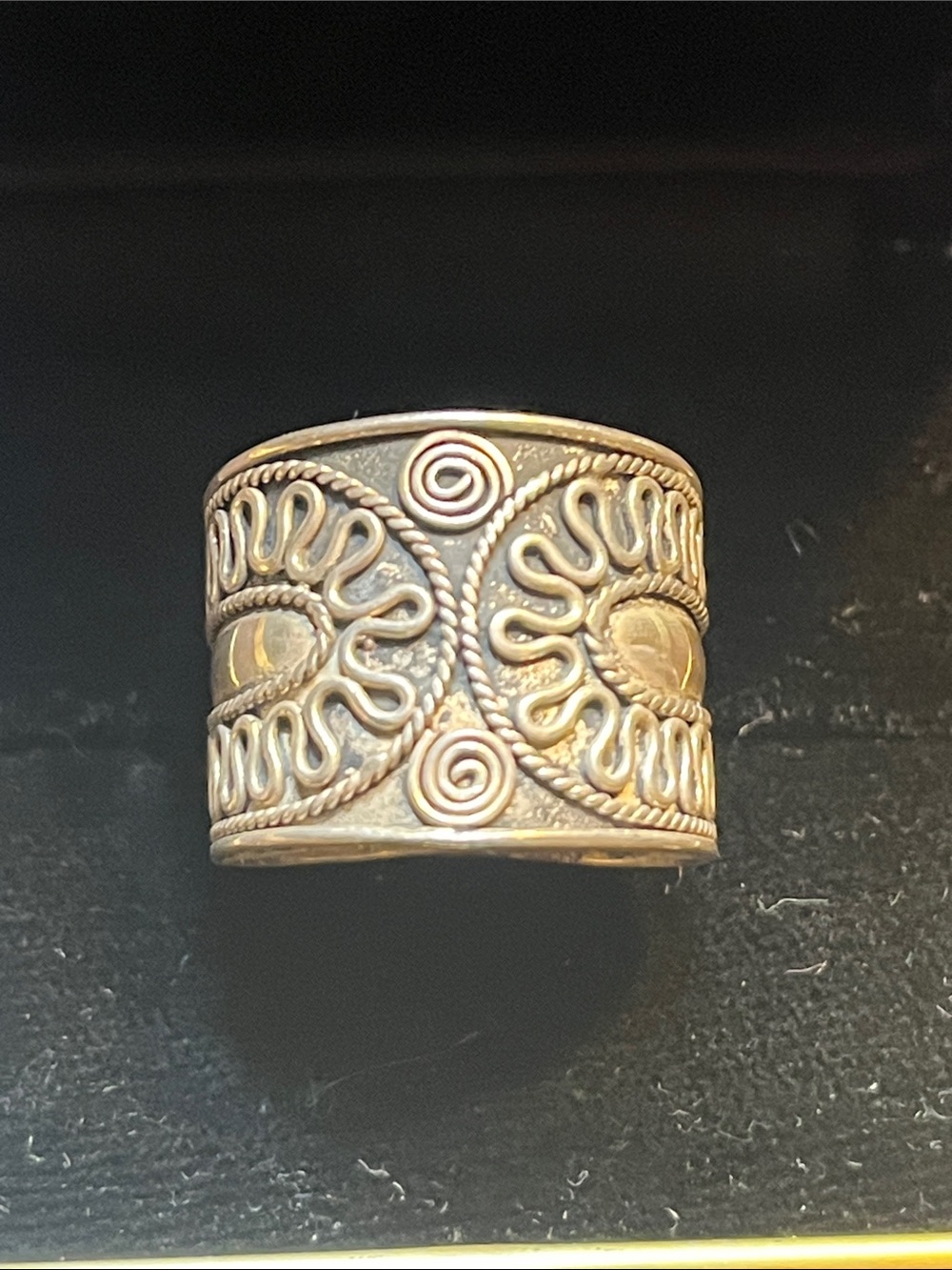 Antique sterling ring